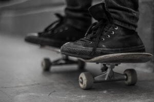 shoes-on-a-skateboard