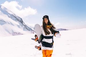 Warm snowboarding jackets