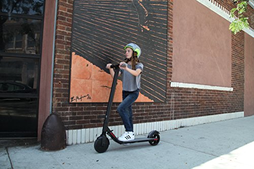 child on segway escooter