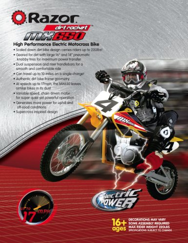 fast razor dirt bike