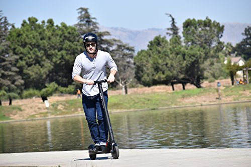 adult on segway escooter